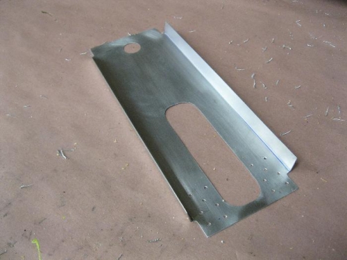 Flages are bent up 80 degrees.