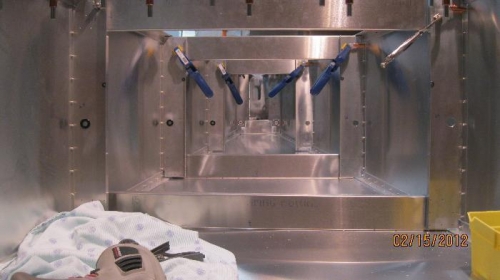 Verticals and cross tiies ready to drill.