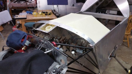 Tank in location. Not ready to install.