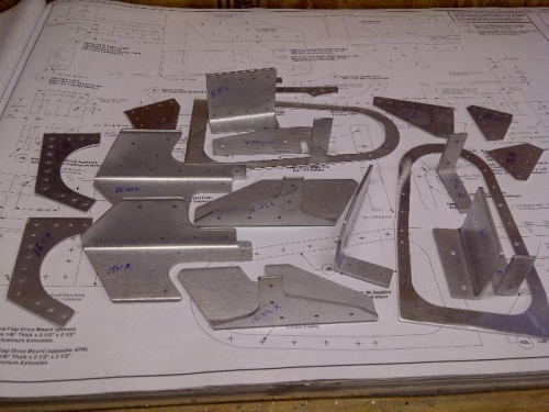 F15 forward fuselage parts>