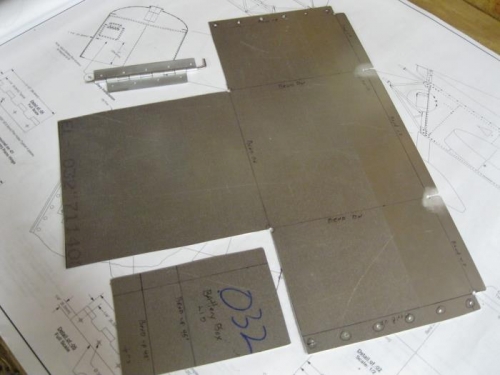 Battery Box, Latch and hinges.