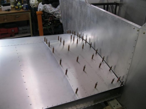 Left wing waljk too large of a gap.