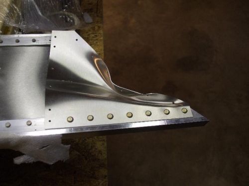 Damage to Wing Main Spar Web.