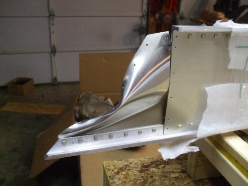 reverse side damage Wing Spar Web.