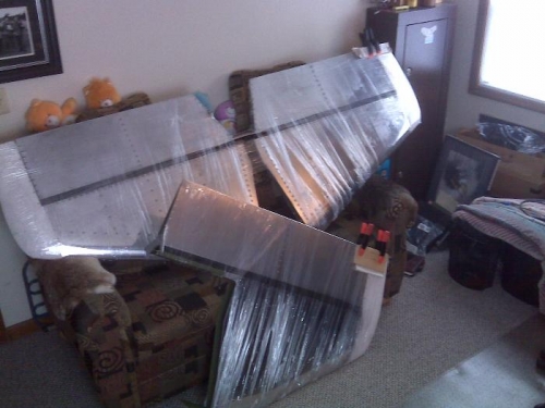 Stored on hide a bed in computer room