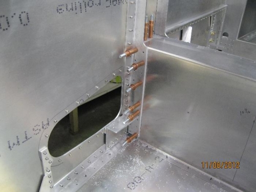 Looking aft at tunnel zee.