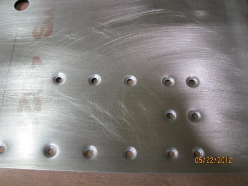 A few tunnel skin dimples.