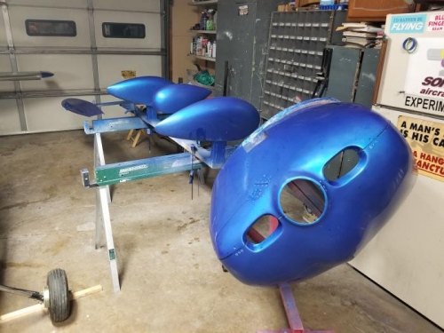 More sanding on the cowl.