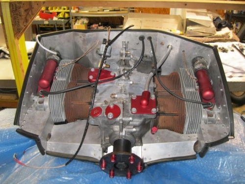 Engine at home in the shop.