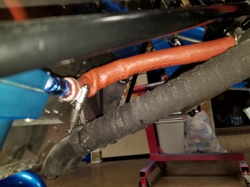 Shortened fuel Line.