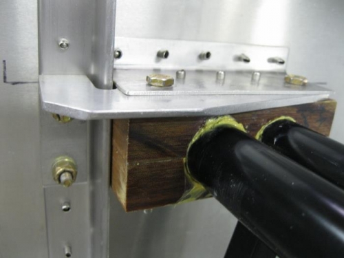 Right pivot block and pedar assembly installed