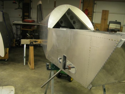 Gear legs installed.