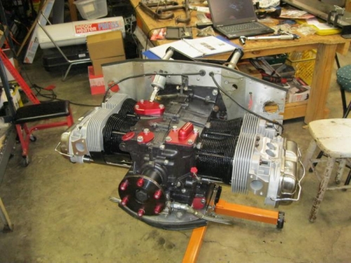 All four cylinder and heads back on.