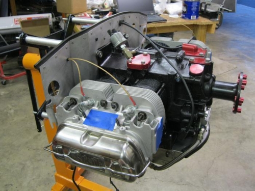 Installed the cylinder head temputure probe.