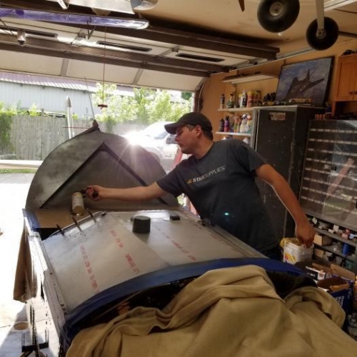 Jake did a great job with a rattle can.