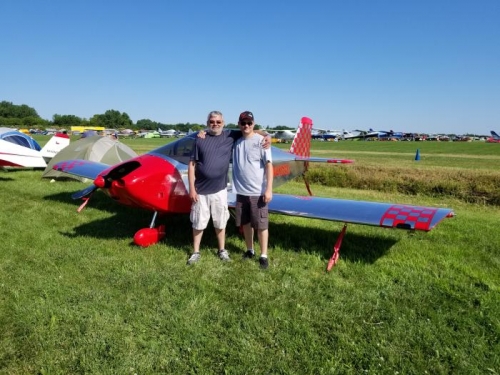Good friends Jeff and Jake Logan.