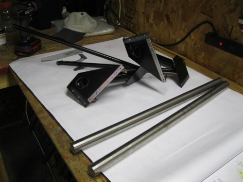 Gear mounts, legs, and spacers.