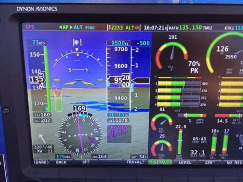 202 Kts Ground Speed on the way to Austin