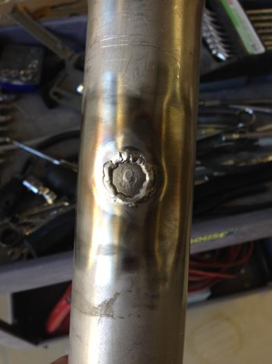 Vacuum valve repair weld