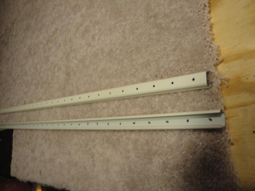 Electric wire channels for use as straight-edge braces