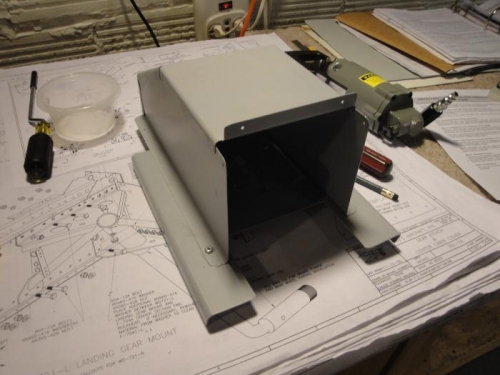 Doghouse assembled, test-mounted on pump mount plate