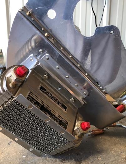 Inboard view of cooler and the airbox
