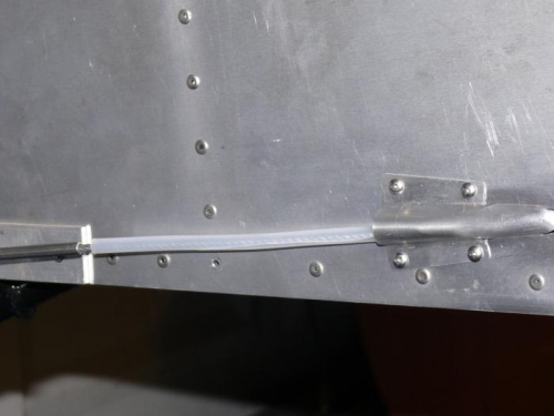 Sleeved Rudder Cable