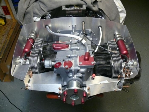 Overall shot of baffles in place