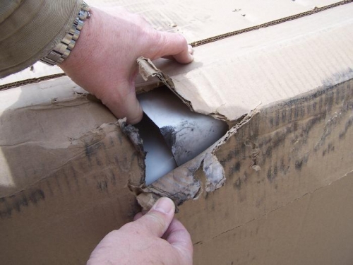 Damaged Cowl Still in Box