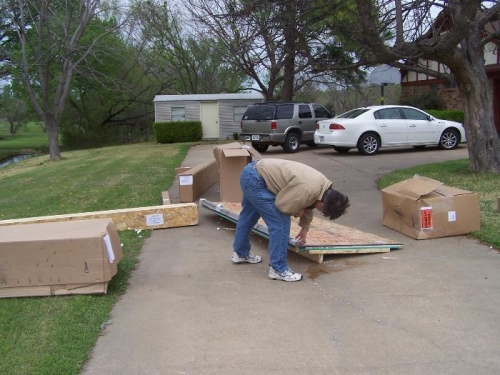 So this is the famous pallet with all the skins in it...