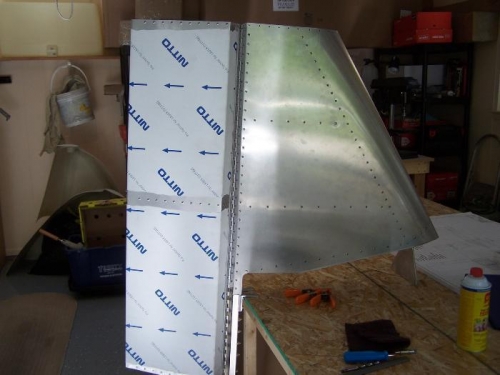 Temporary Rudder fit check