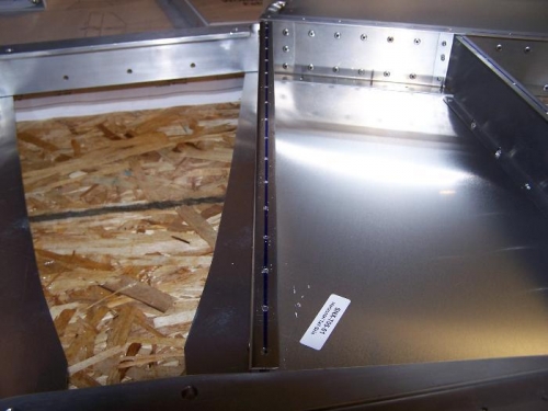 Holes aligned on ribs