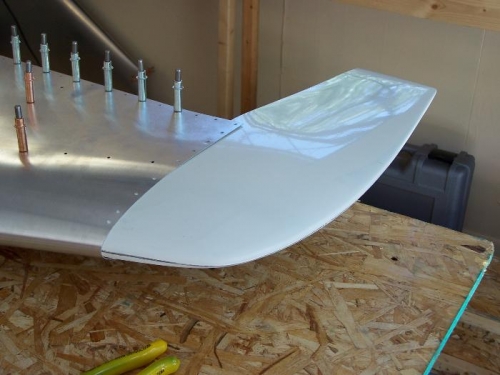 test-fit of rib / no trimming