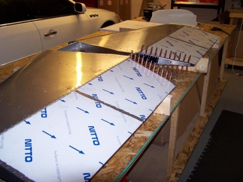 Flipped back over showing all drilled to #30