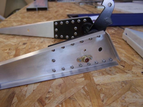 Backside of Left Horn Showing Nutplate