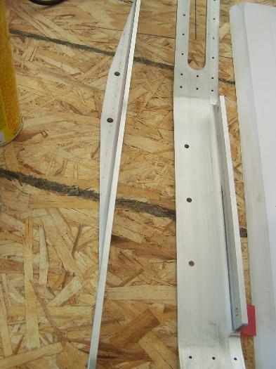 Aft & Front Horiz Stab spars drilled to size
