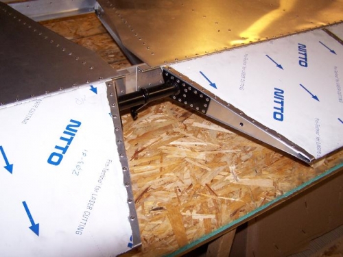 Topside Riveted (up on 2x4's, making shadows)