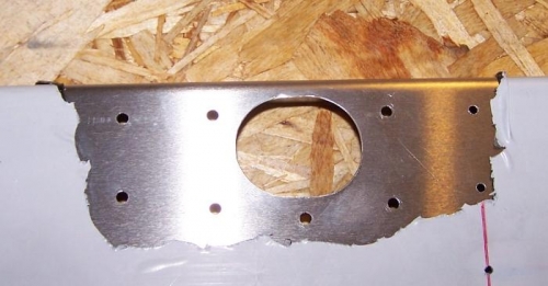 Right spar doubler ready to rivet