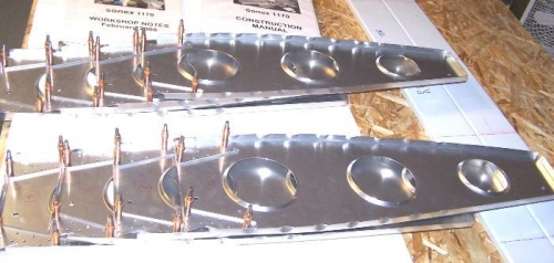 Completion of Trimmed Aft Ribs