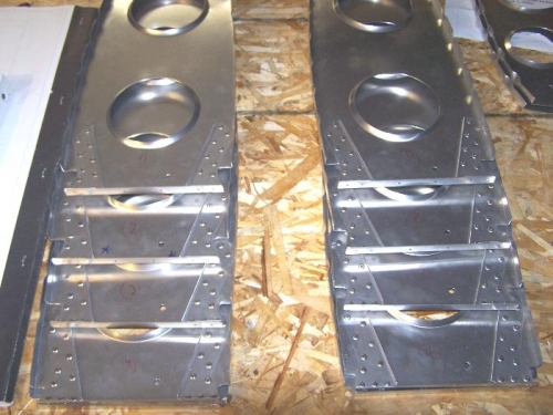 All Aft Ribs Riveted