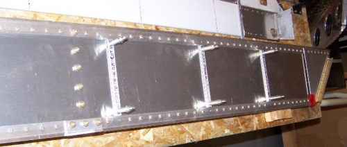 Center Spacers Cleco'd into Position