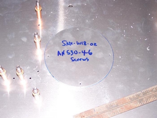 SNX-W18-02 Inspection Cover Fitment