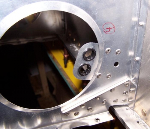 Heyco Bushings for Pitot / Static Installed