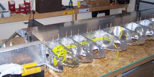 Leading Edge View, with Pitot / Static Tubing