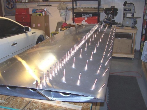 Upper Leading Edge Ready for Rivets