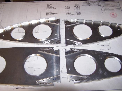 Riveted Root Ribs & Fwd Ribs 1 & 4