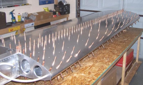 LE Skin Cleco'd in Position