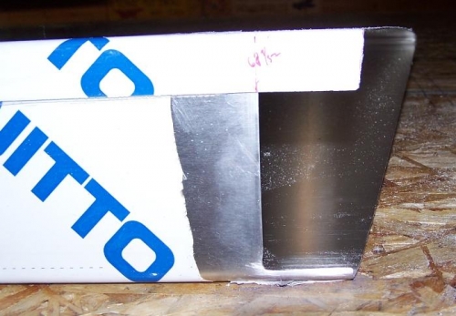 Notch / Angles for Flap Actuator Plate