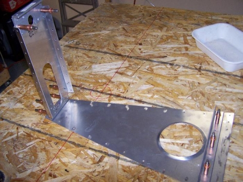 Shear Web Assy ready for riveting