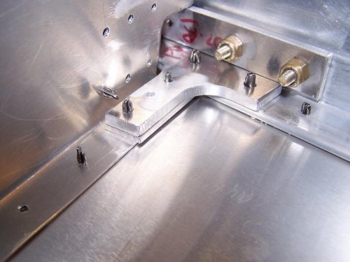 Lower Splice Plates Drilled thru Spacers